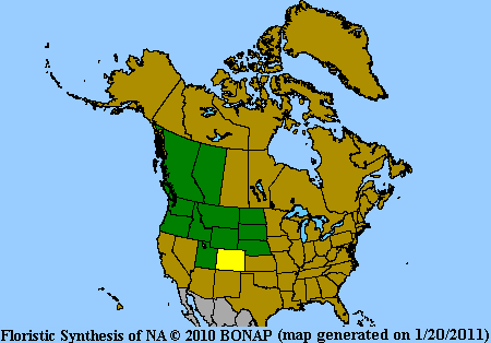 Eriantherus range Map